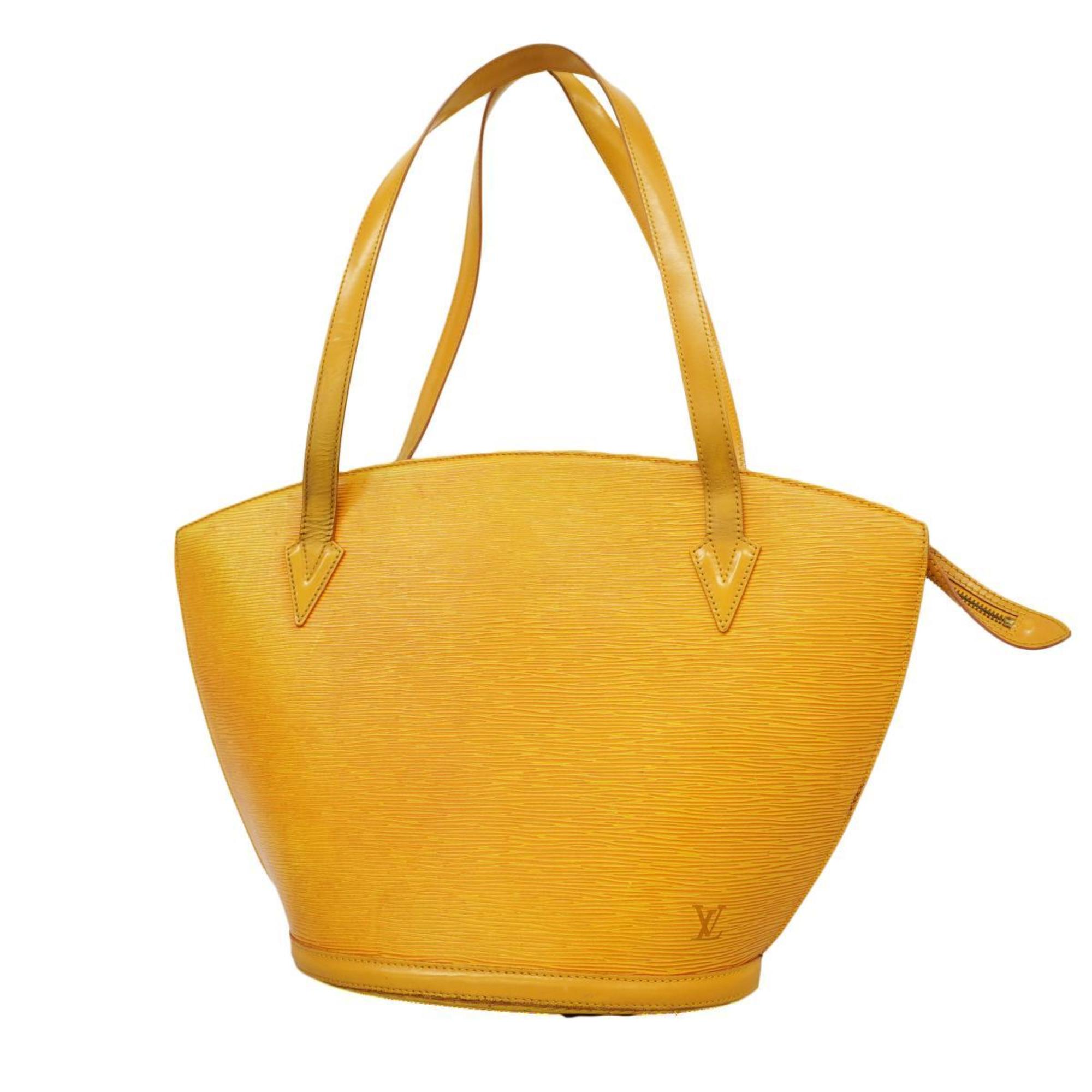 Louis Vuitton Shoulder Bag Epi Saint Jacques M52269 Jaune Ladies