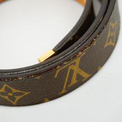 Louis Vuitton Belt Monogram Santur Carre M6800 Brown Men's