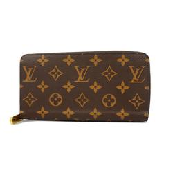 Louis Vuitton Long Wallet Monogram Zippy M41895 Fuchsia Ladies