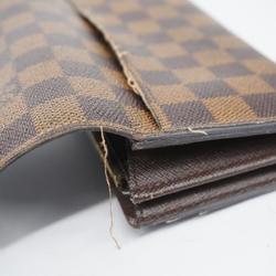 Louis Vuitton Long Wallet Damier Portefeuille Sarah N63209 Ebene Ladies