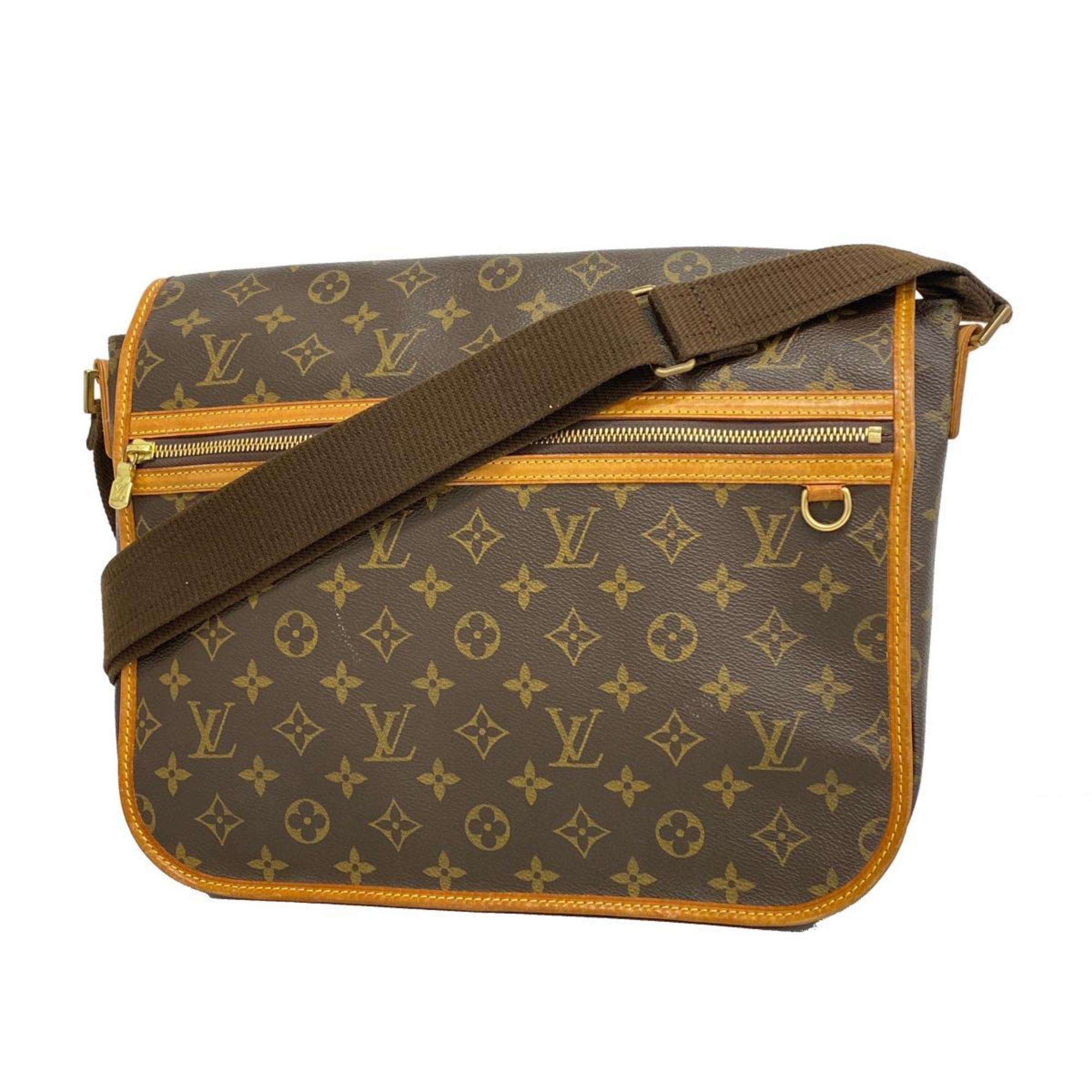 Louis Vuitton Shoulder Bag Monogram Bosphore GM M40105 Brown Ladies