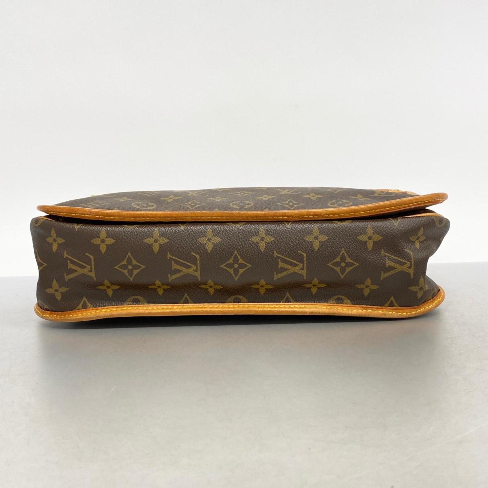 Louis Vuitton Shoulder Bag Monogram Bosphore GM M40105 Brown Ladies