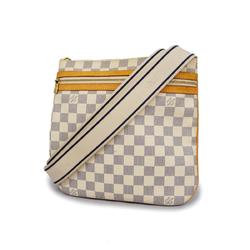 Louis Vuitton Shoulder Bag Damier Azur Pochette Bosphore N51112 White Women's