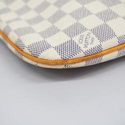 Louis Vuitton Shoulder Bag Damier Azur Pochette Bosphore N51112 White Women's