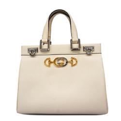 Gucci handbag Zumi 569712 leather ivory ladies