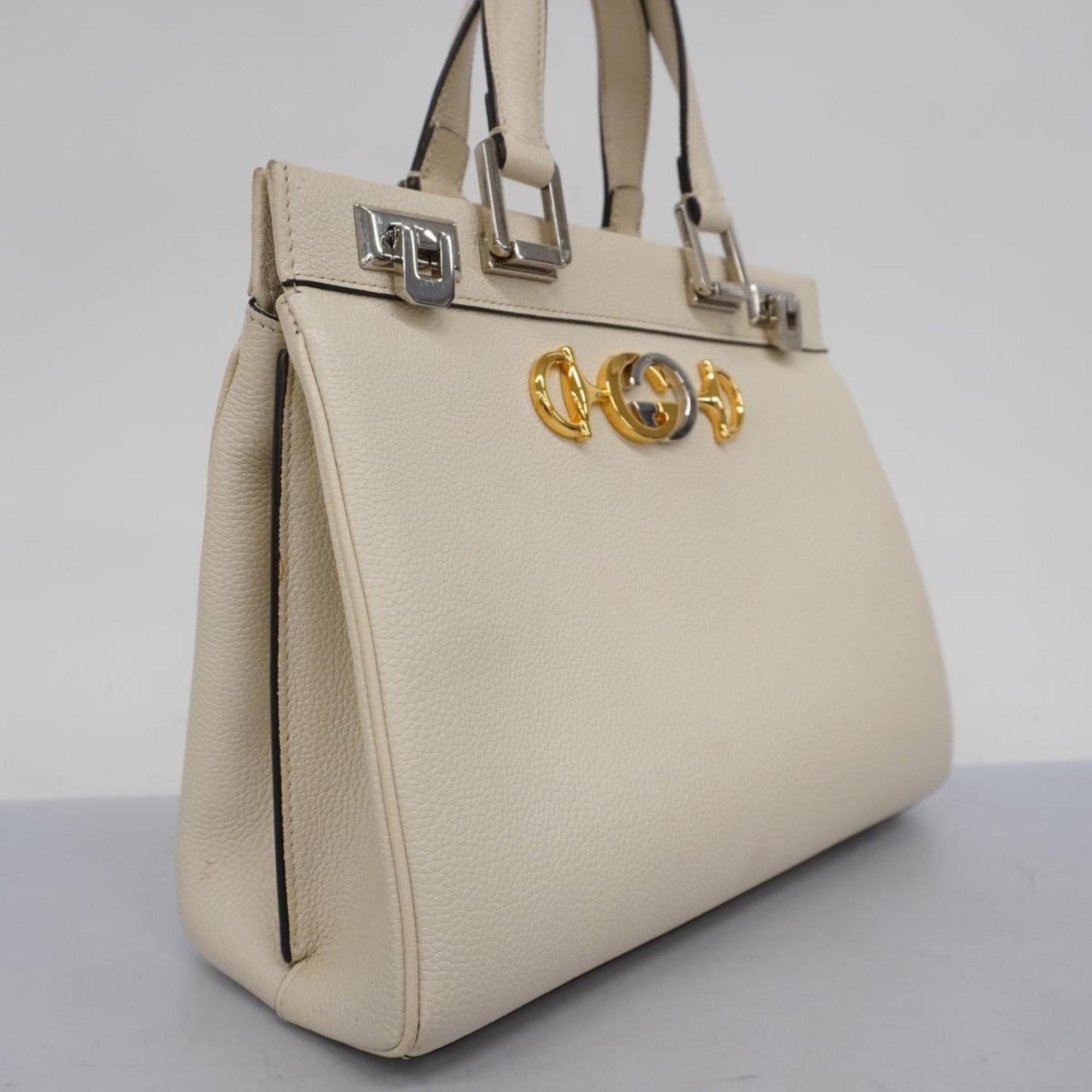 Gucci handbag Zumi 569712 leather ivory ladies