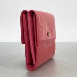 Louis Vuitton Tri-fold Wallet Vernis Porte Monnaie Billet Credit M9139F Framboise Ladies