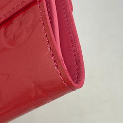 Louis Vuitton Tri-fold Wallet Vernis Porte Monnaie Billet Credit M9139F Framboise Ladies