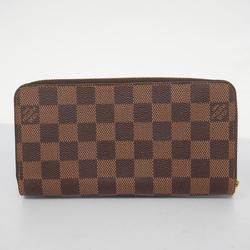 Louis Vuitton Long Wallet Damier Zippy N60015 Ebene Men's Women's