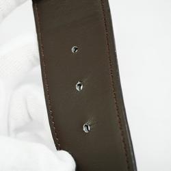 Hermes Belt Constance X Stamped Epsom Leather Swift Chocolate Black Men's