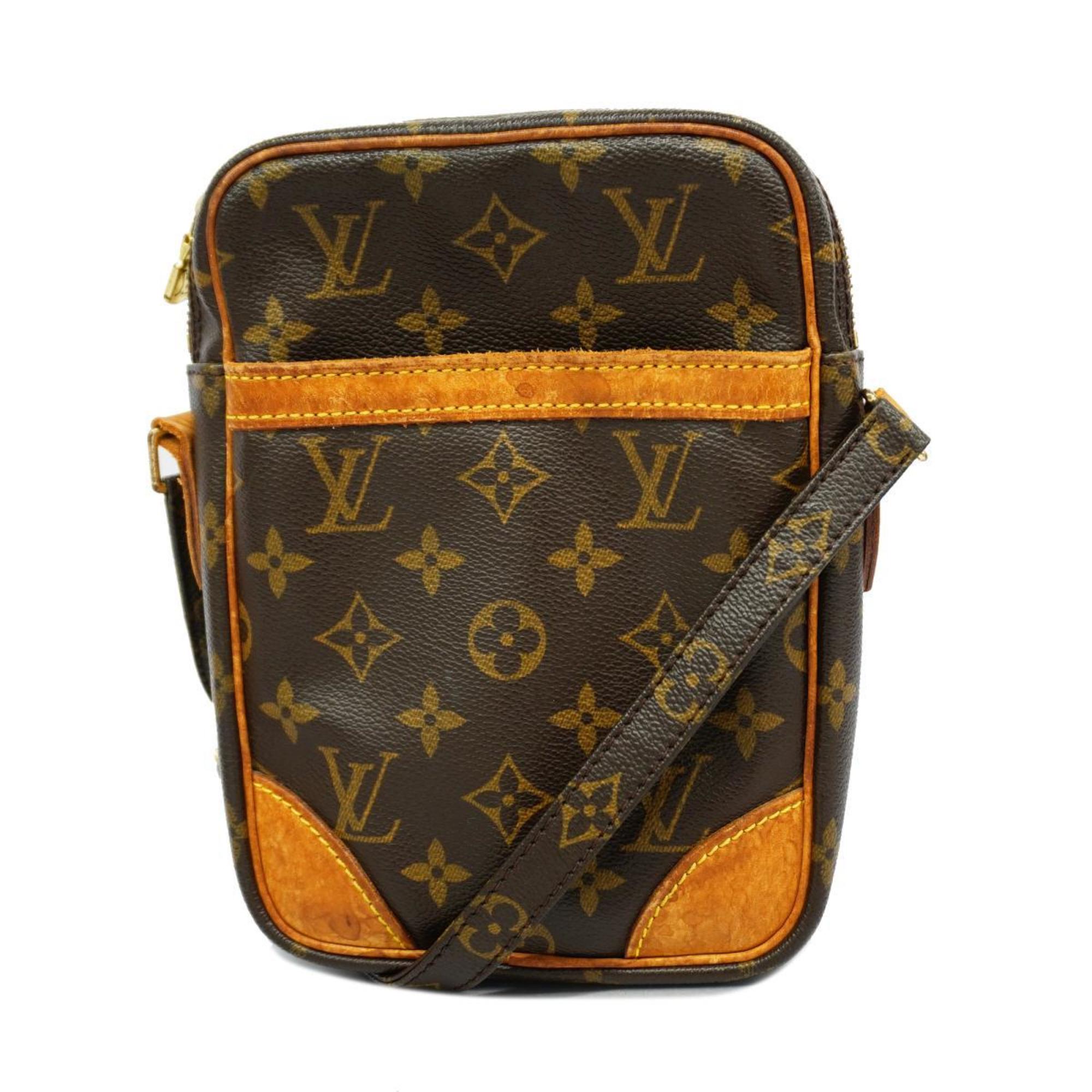 Louis Vuitton Shoulder Bag Monogram Danube M45266 Brown Ladies