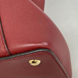 Cartier handbag C de leather Bordeaux champagne ladies