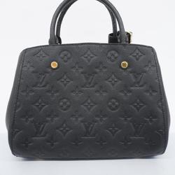 Louis Vuitton Handbag Monogram Empreinte Montaigne BB M41053 Noir Ladies