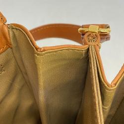 Celine Shoulder Bag Macadam Light Brown Women's