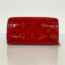 Louis Vuitton Long Wallet Vernis Zippy M91981 Pomme d'Amour Ladies