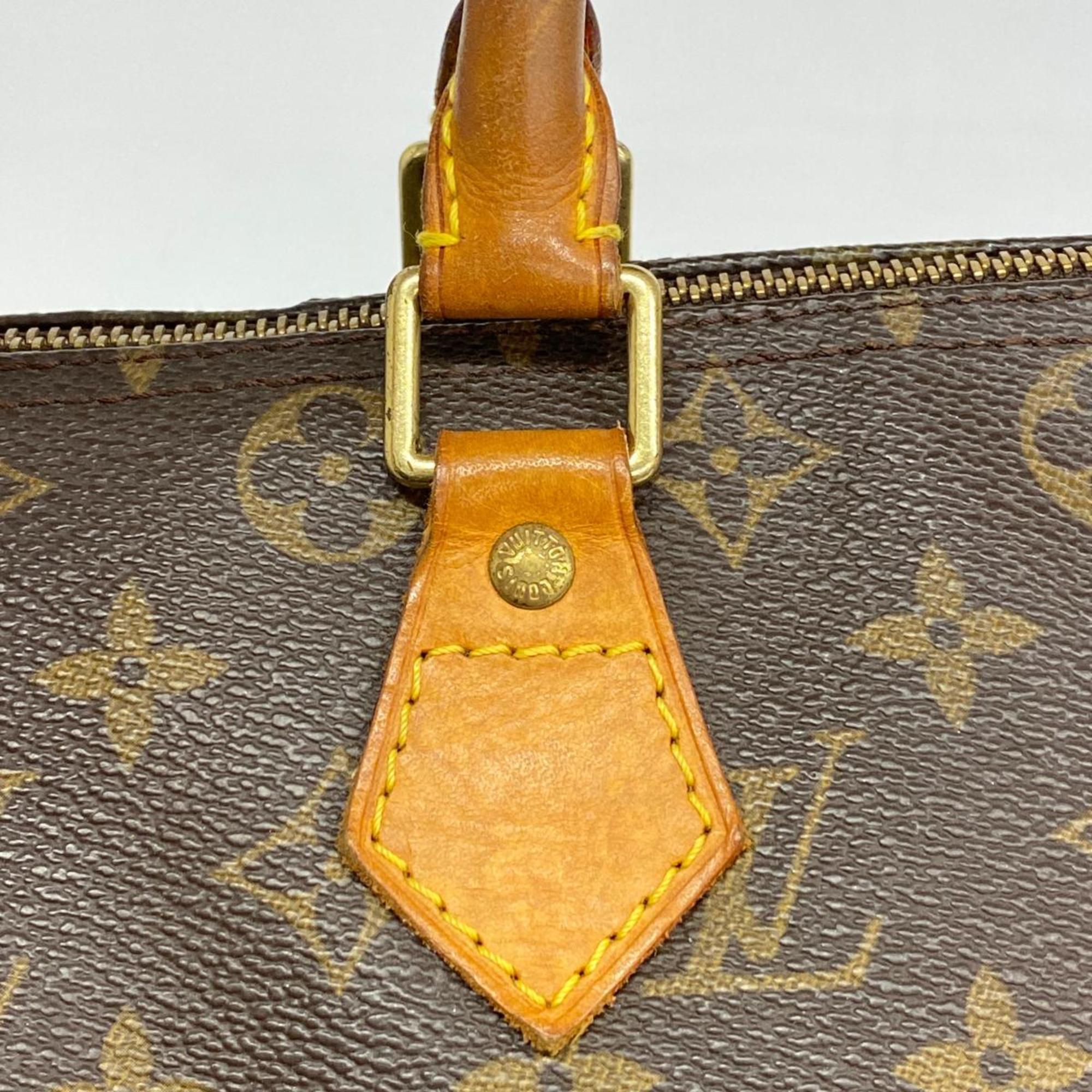 Louis Vuitton Handbag Monogram Speedy 30 M41108 Brown Ladies