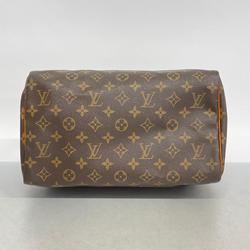 Louis Vuitton Handbag Monogram Speedy 30 M41108 Brown Ladies