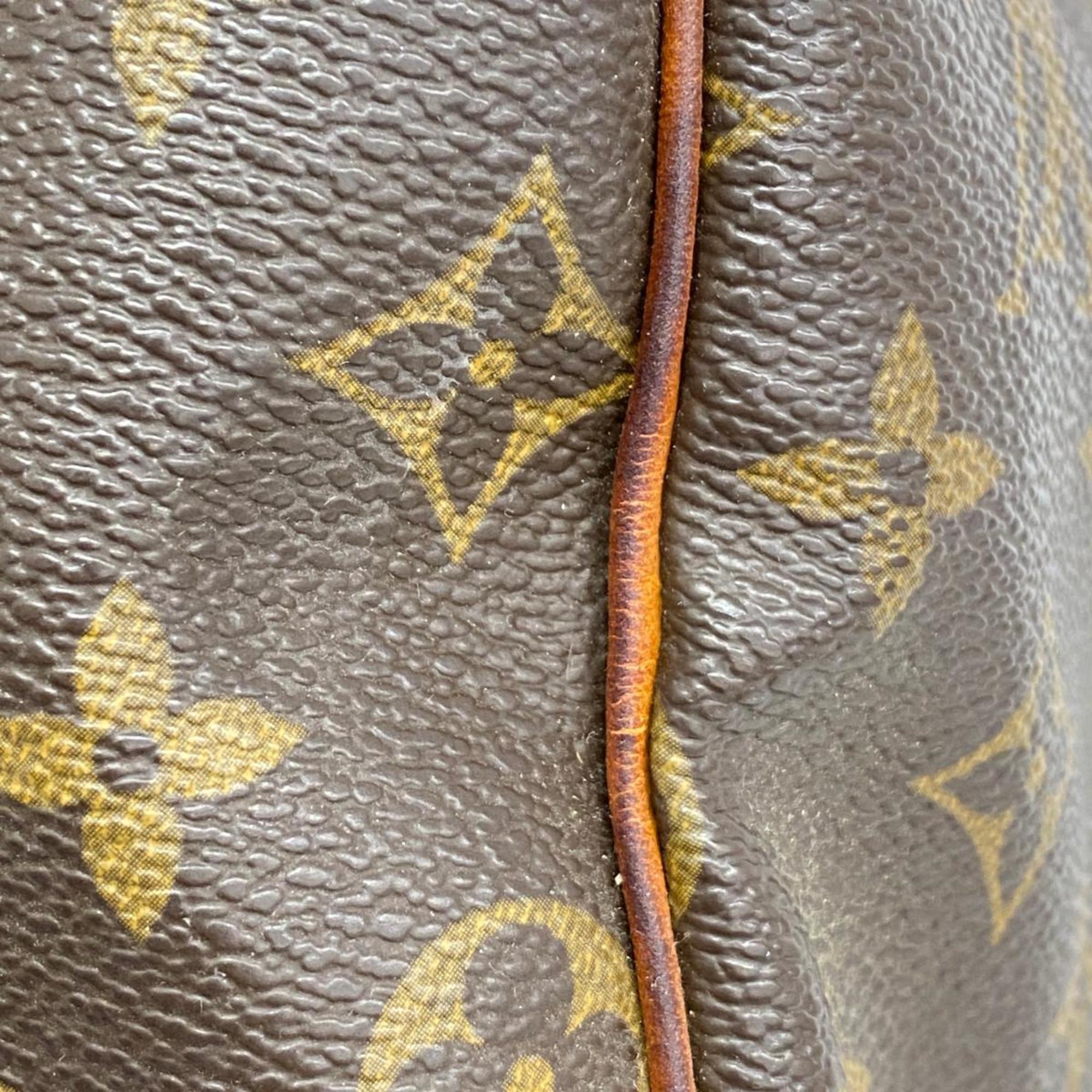 Louis Vuitton Handbag Monogram Speedy 30 M41108 Brown Ladies