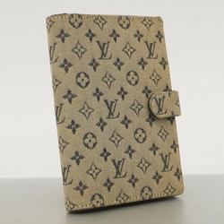 Louis Vuitton Notebook Cover Monogram Agenda PM R20910 Blue Men's Women's