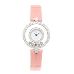 Chopard Happy Diamonds Watch 18K 20/3957 Quartz Ladies Diamond Bezel Moving Manufacturer Finished