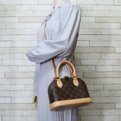 Louis Vuitton Alma BB Monogram Shoulder Bag Canvas M46990 Brown Women's LOUIS VUITTON