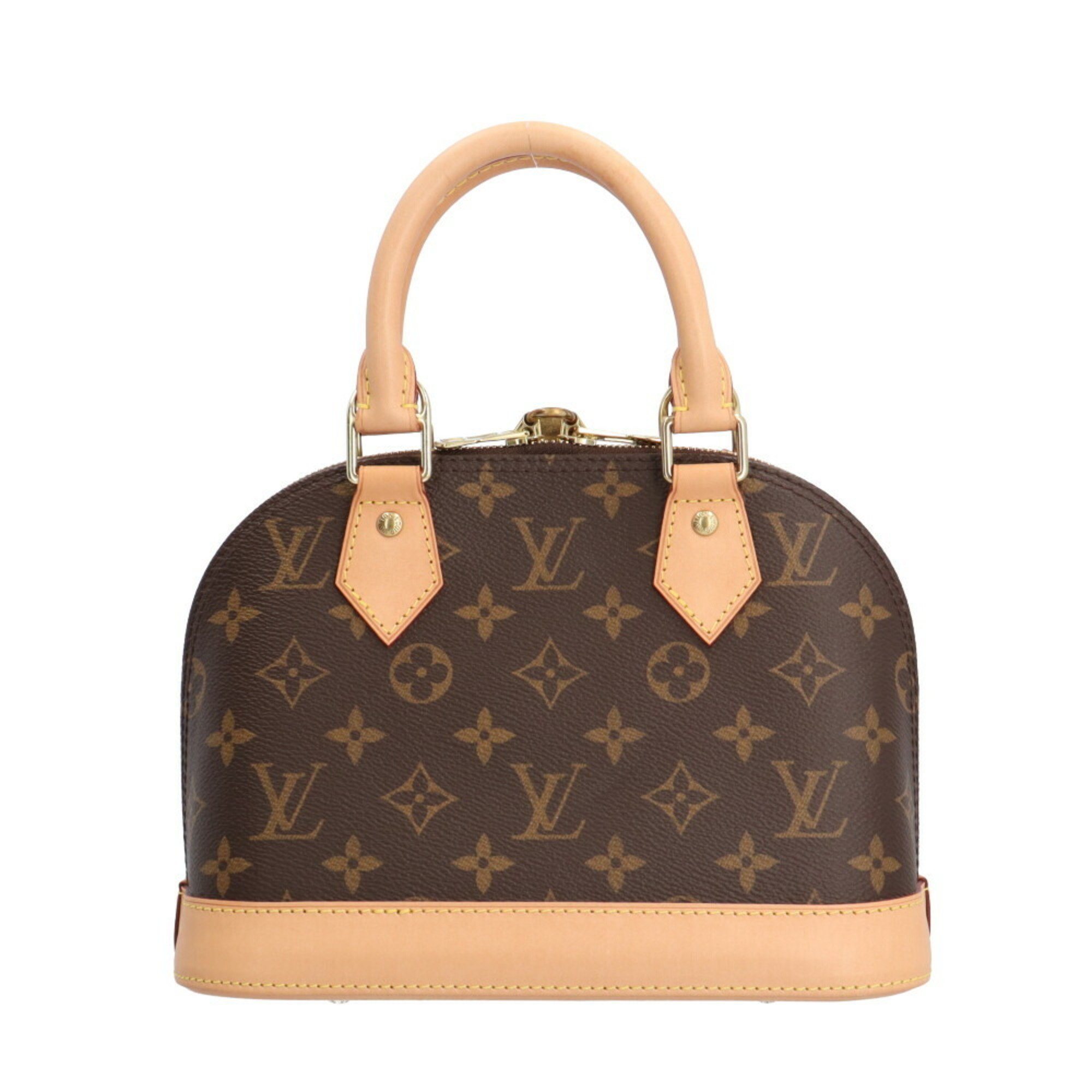 Louis Vuitton Alma BB Monogram Shoulder Bag Canvas M46990 Brown Women's LOUIS VUITTON