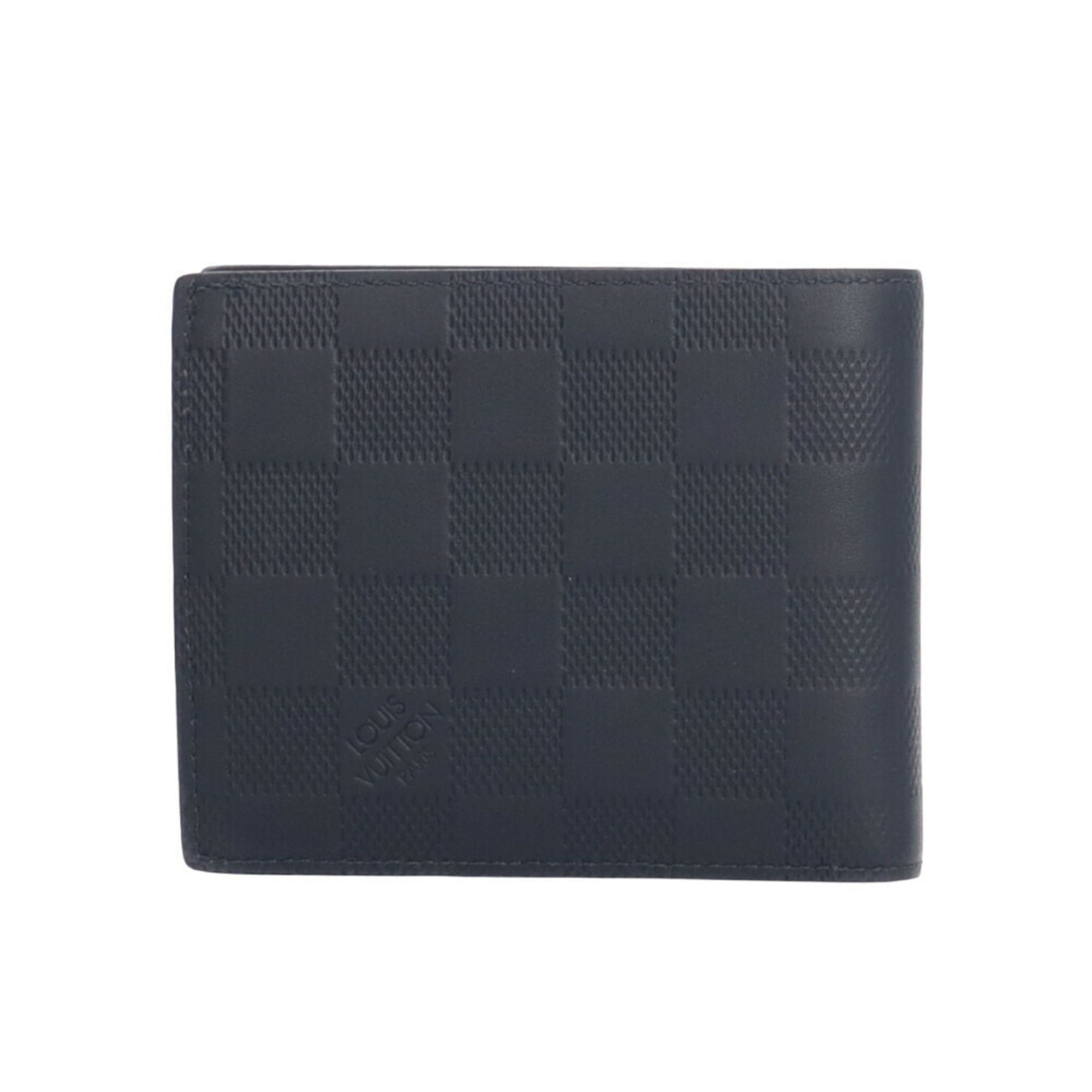 Louis Vuitton Portefeuille Marco NM Damier Infini Bi-fold Wallet N63335 Men's LOUIS VUITTON