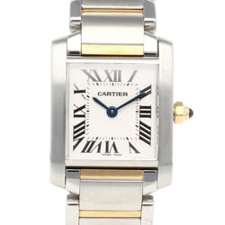 Cartier Tank Francaise SM Watch Stainless Steel 2384 Quartz Ladies CARTIER