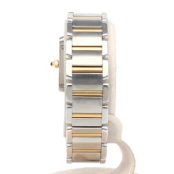 Cartier Tank Francaise SM Watch Stainless Steel 2384 Quartz Ladies CARTIER