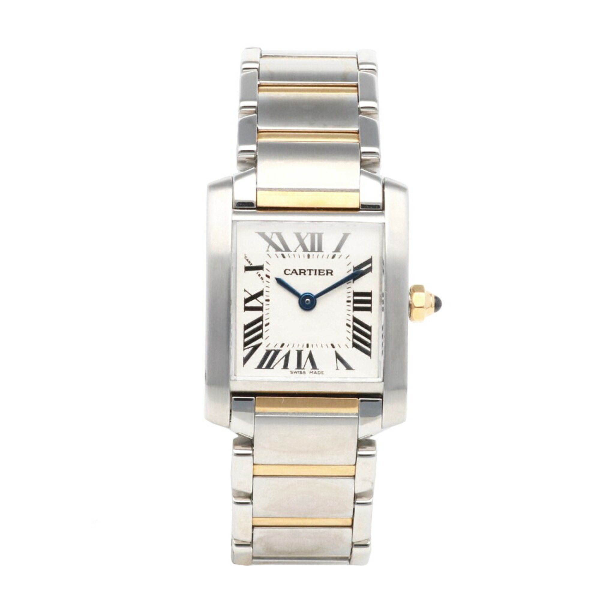 Cartier Tank Francaise SM Watch Stainless Steel 2384 Quartz Ladies CARTIER