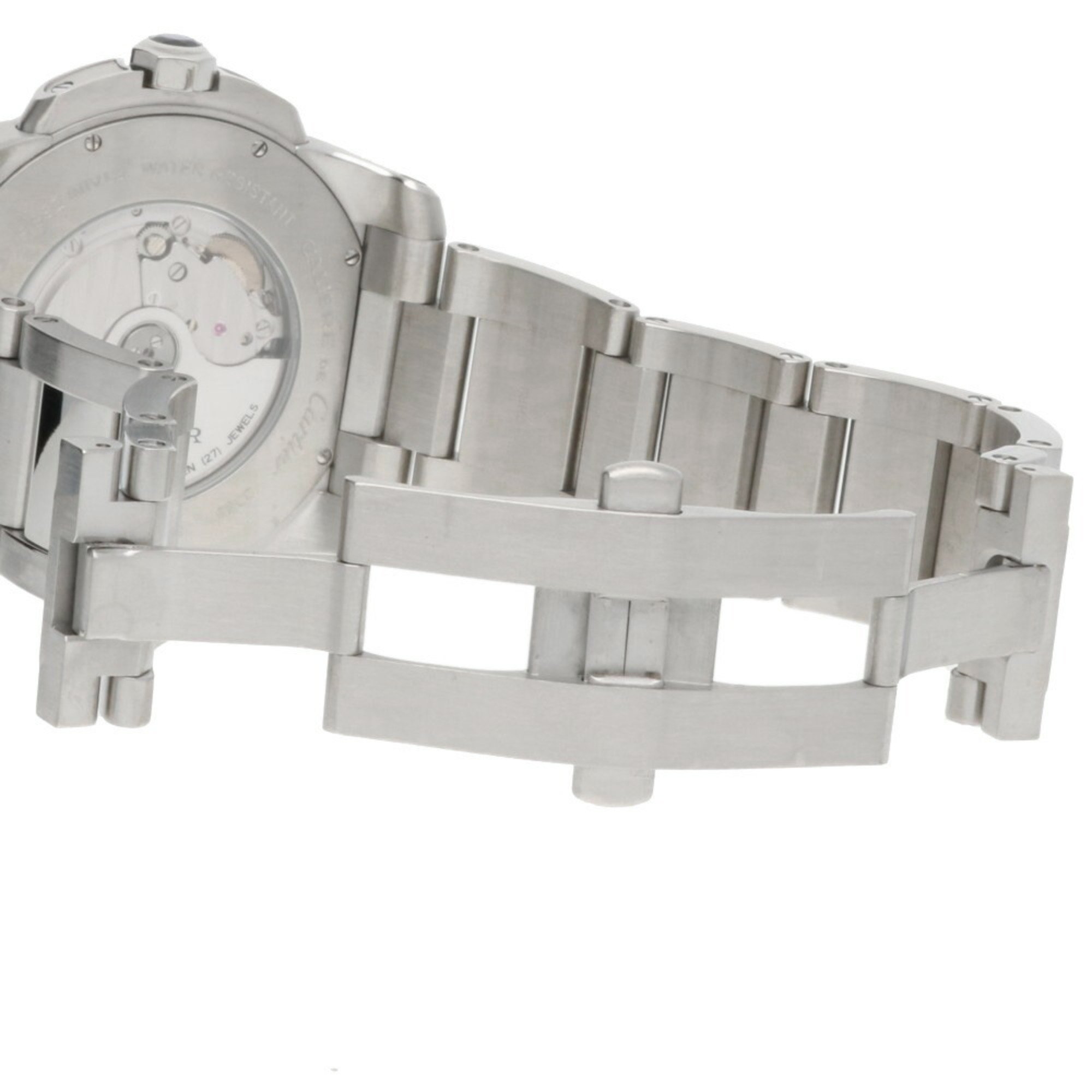 Cartier Calibre de Watch, Stainless Steel 3389, Automatic, Men's, Overhauled