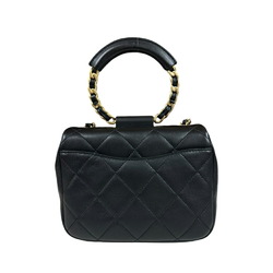 Chanel Matelasse Shoulder Bag Lambskin Black Women's CHANEL Chain 2way