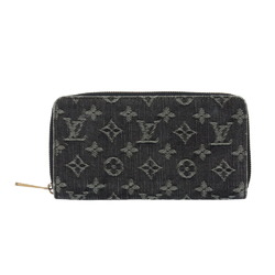 Louis Vuitton Zippy Monogram Denim Long Wallet M95614 Unisex LOUIS VUITTON