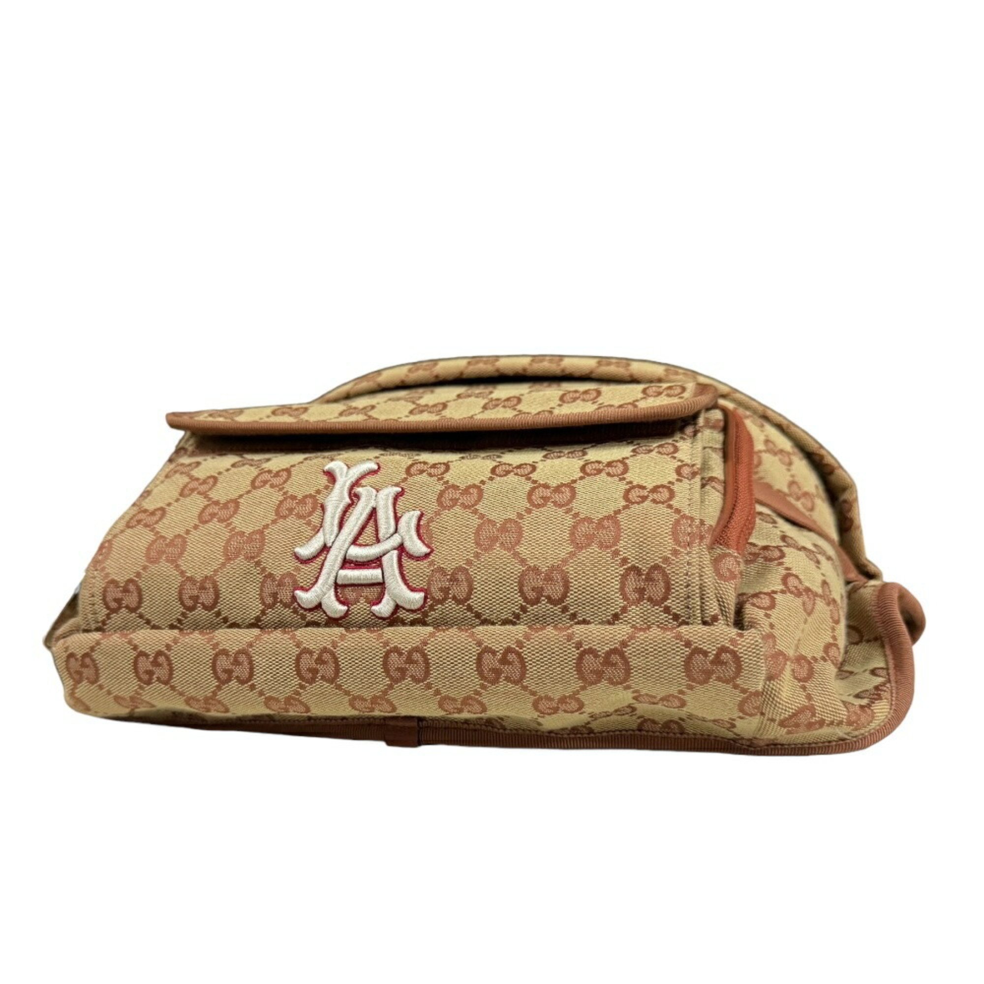 Gucci LA Angels GG Canvas Body Bag 536842 Beige Unisex GUCCI 2way