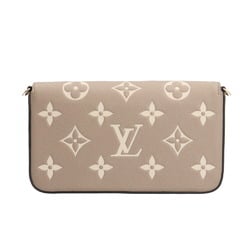 Louis Vuitton Pochette Felicie Bicolor Monogram Empreinte Shoulder Bag M82610 Beige Women's LOUIS VUITTON