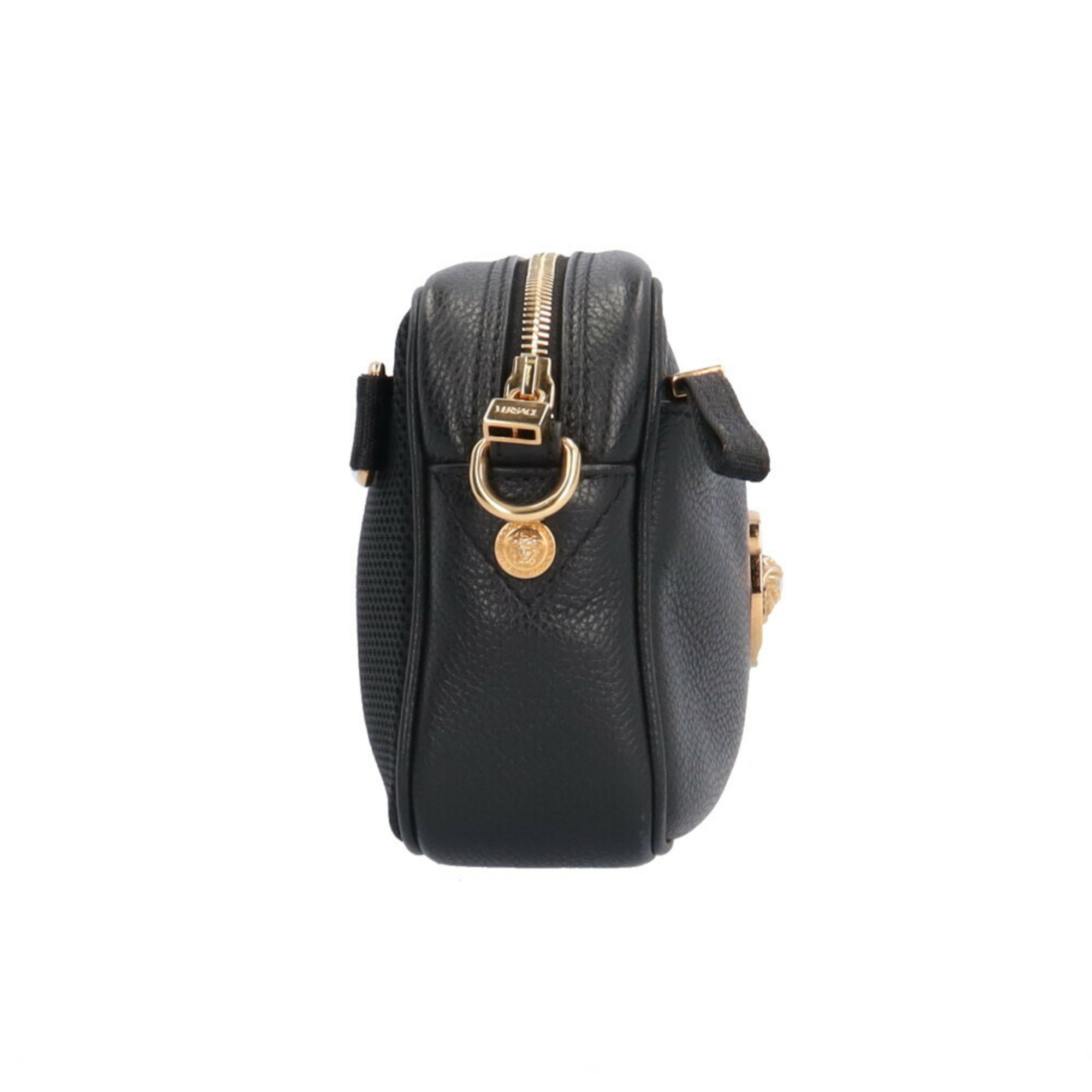 Versace Shoulder Bag Leather 1005464 Black Women's VERSACE