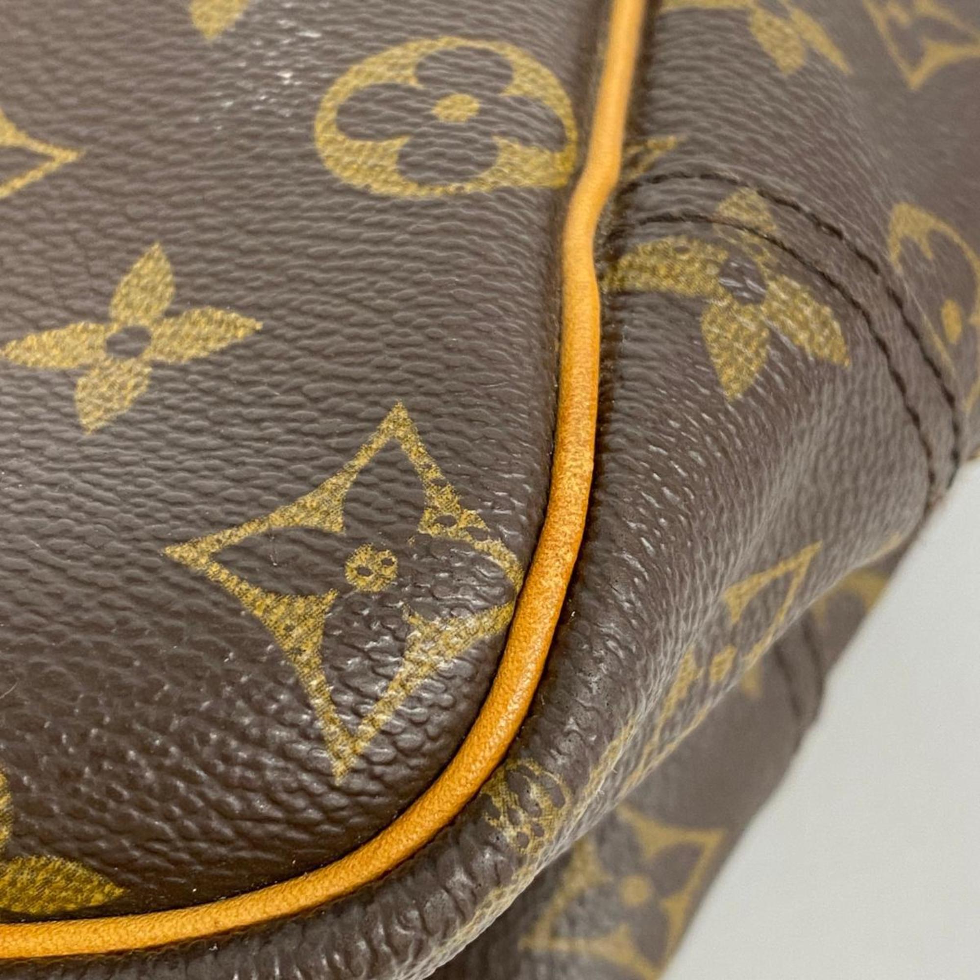 Louis Vuitton Handbag Monogram Deauville M47270 Brown Ladies