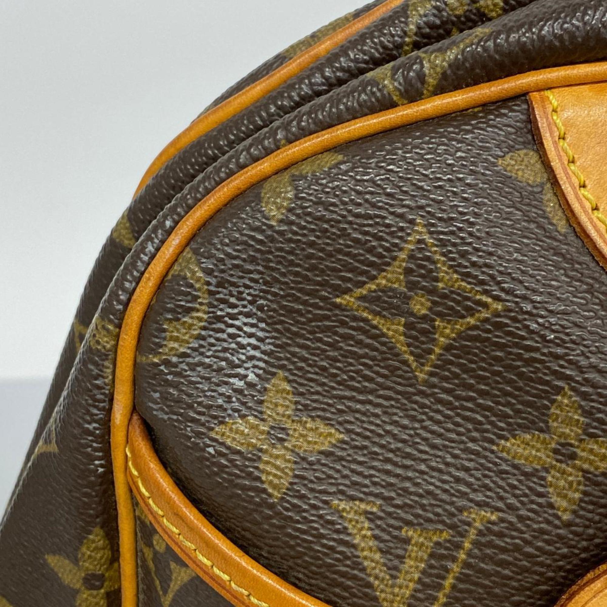 Louis Vuitton Handbag Monogram Deauville M47270 Brown Ladies