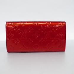 Louis Vuitton Long Wallet Vernis Portefeuille Sarah M93530 Pomme d'Amour Ladies