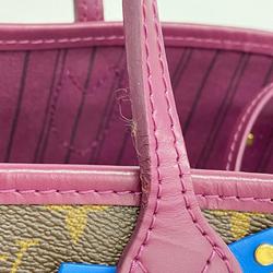 Louis Vuitton Tote Bag Monogram Totem Neverfull MM M41664 Magenta Ladies