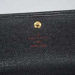 Louis Vuitton Tri-fold Long Wallet Epi Portefeuille International M63722 Noir Men's Women's