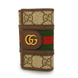 Gucci Key Case Ophidia 603732 Brown Beige Men's Women's