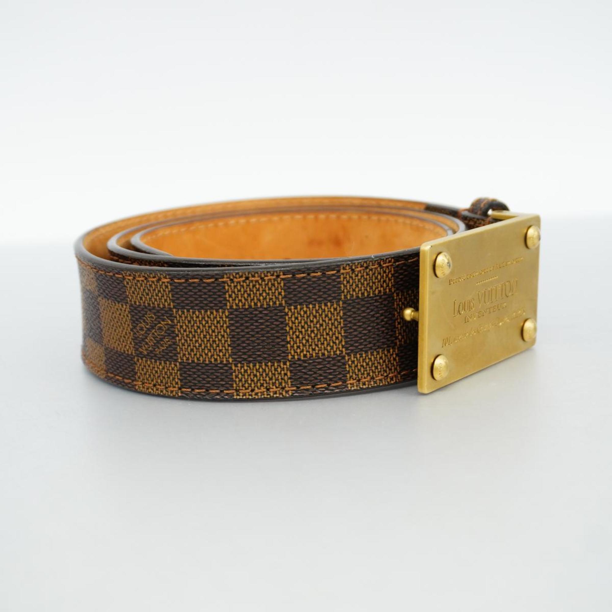 Louis Vuitton Belt Damier Santur Enventur M6810 Ebene Men's