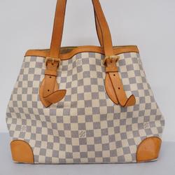 Louis Vuitton Tote Bag Damier Azur Hampstead MM N51206 White Women's