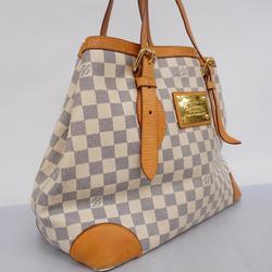 Louis Vuitton Tote Bag Damier Azur Hampstead MM N51206 White Women's