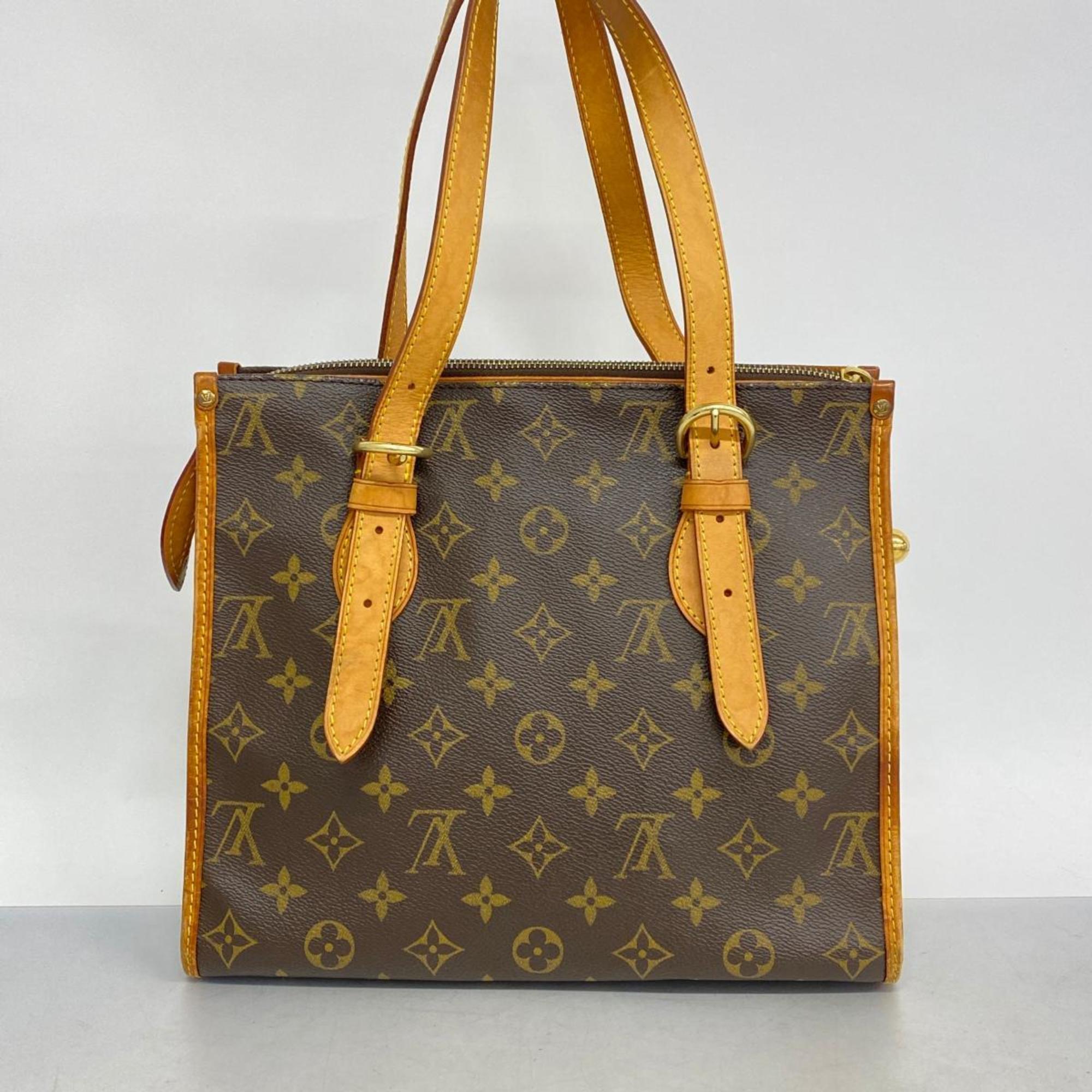 Louis Vuitton Tote Bag Monogram Popincourt M40007 Brown Ladies