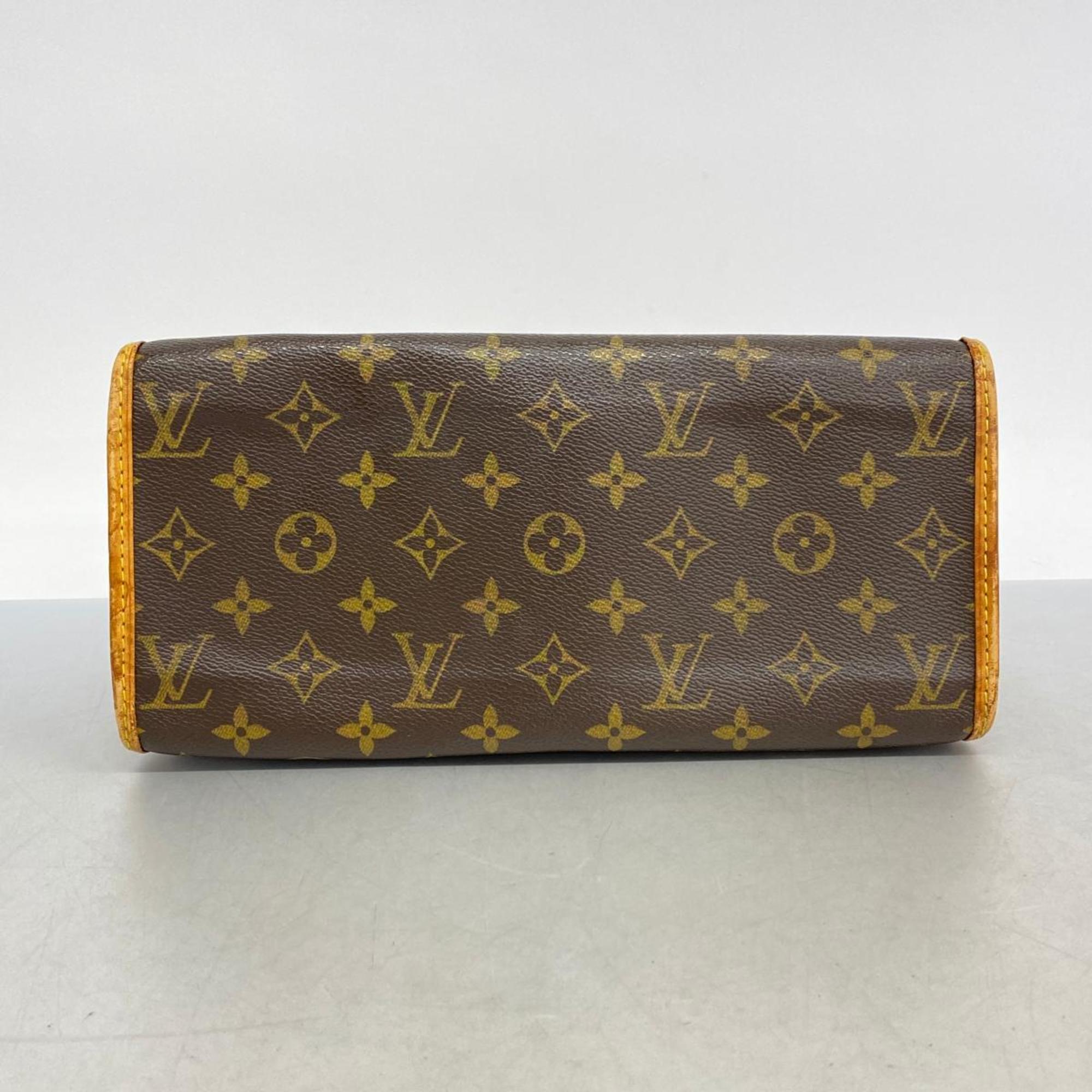 Louis Vuitton Tote Bag Monogram Popincourt M40007 Brown Ladies