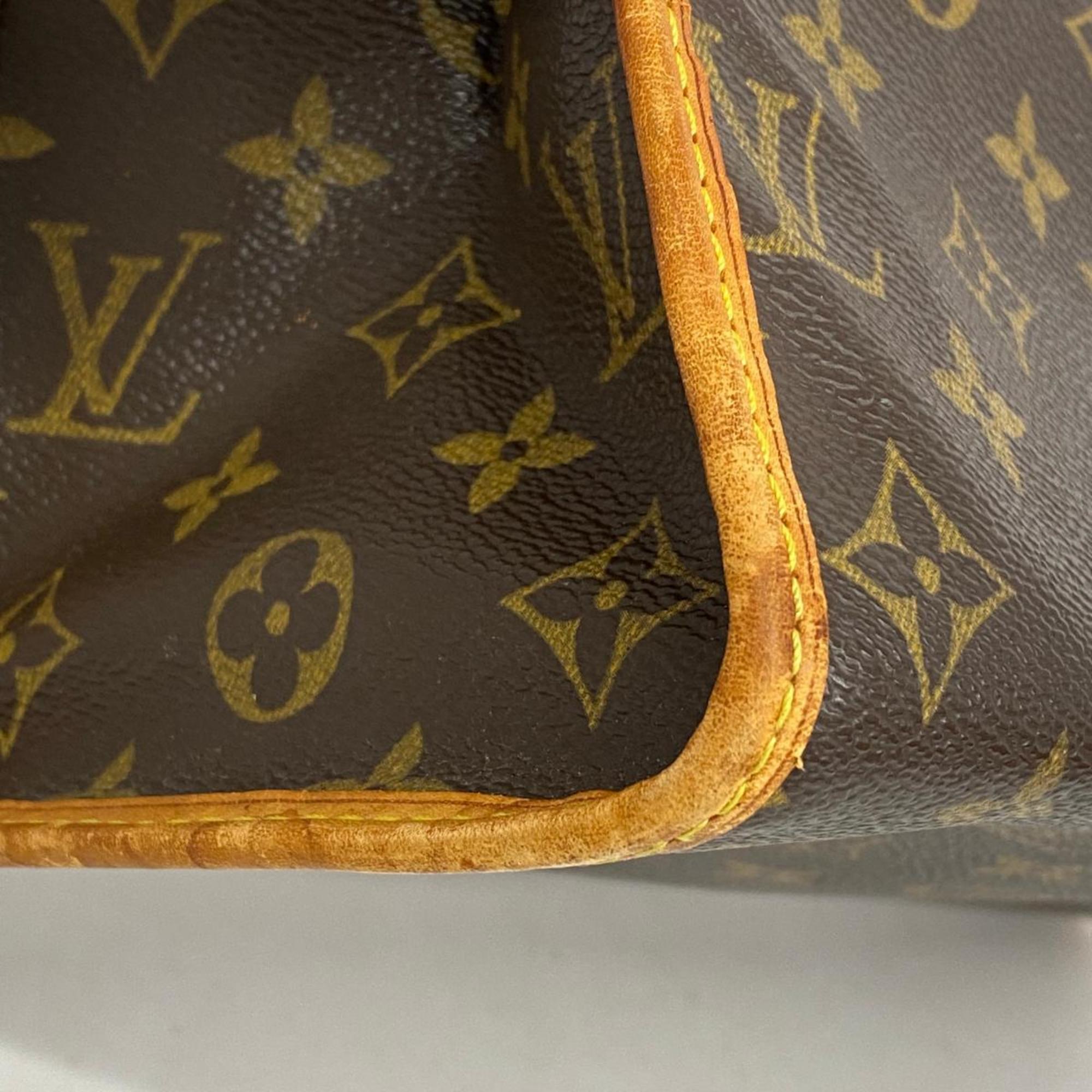 Louis Vuitton Tote Bag Monogram Popincourt M40007 Brown Ladies