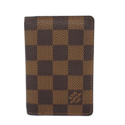 Louis Vuitton Business Card Holder Damier Organizer de Poche N61721 Ebene Men's Women's