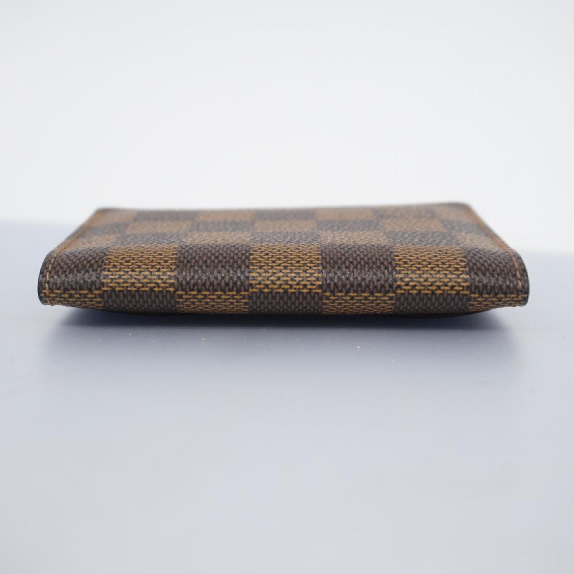 Louis Vuitton Business Card Holder Damier Organizer de Poche N61721 Ebene Men's Women's